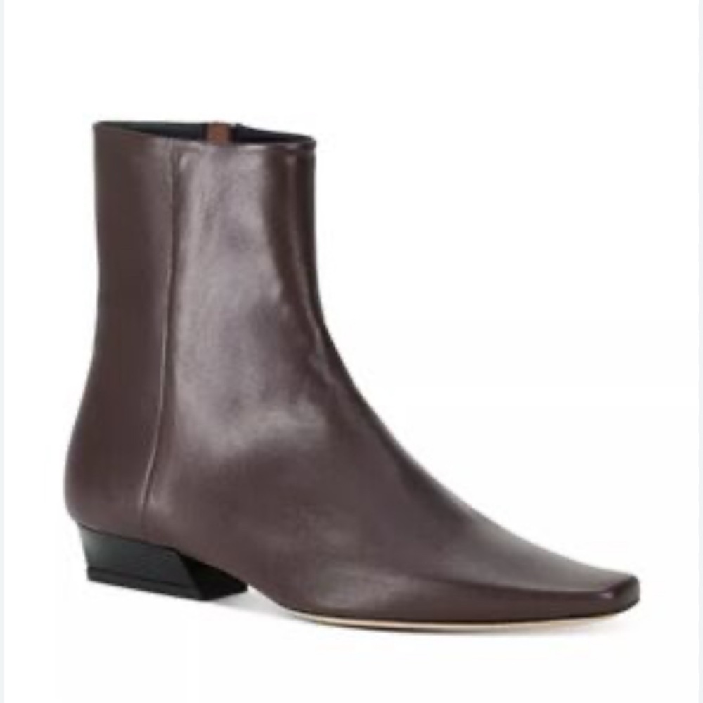 STAUD Wally Espresso Brown Ankle Boots 39.5=9.5